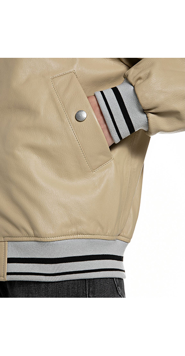 ラムレザーバーシティージャケット｜REPLAY リプレイ公式通販サイト